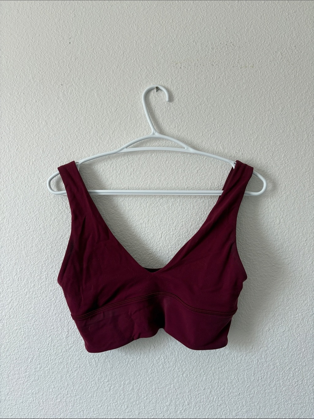 lululemon Align V-Neck Bra A/B Cup - Deep Luxe